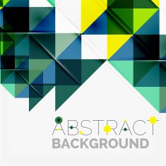 Abstract geometric background Modern overlapping triangles N387