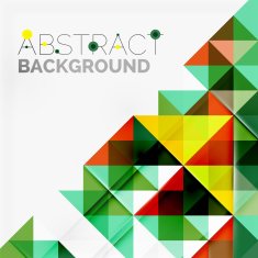 Abstract geometric background Modern overlapping triangles N388