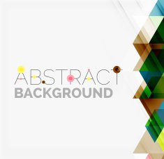 Abstract geometric background Modern overlapping triangles N394