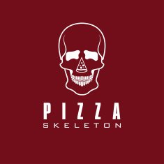 skull with slice of pizza N7