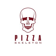 skull with slice of pizza N8