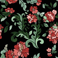 Beautiful floral seamless pattern N28