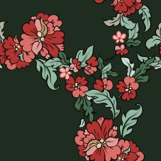 Beautiful floral seamless pattern N29