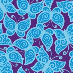 seamless background with butterflies N11