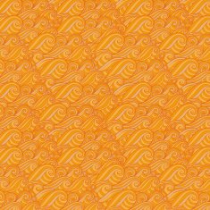 Orange wave seamless pattern background