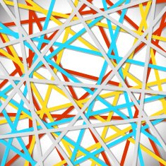 Colorful background with overlapping lines Vector illustration Eps10 N7