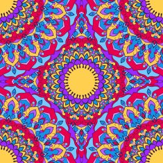 bright motley ornamental abstract seamless lace background with many details N2