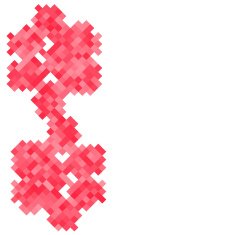 Vector abstract red squares background