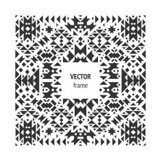 Vector abstract geometric frame N3