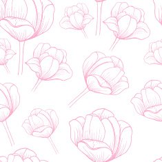 Abstract Elegance pattern with floral background N7