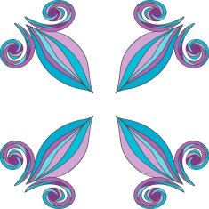 floral ornament painted hands N2