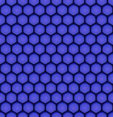 blue bee honeycomb design seamless pattern eps10