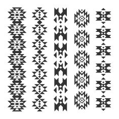 Vector abstract geometric elements N6