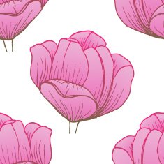 Abstract Elegance pattern with floral background N9