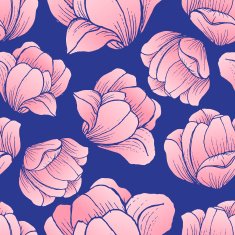 Abstract Elegance pattern with floral background N17