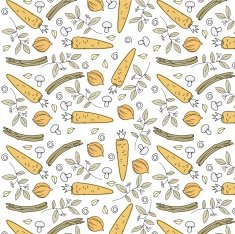 Vegetables pattern N6