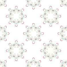 Seamless vector geometric abstract pattern Creative round shapes made of N86