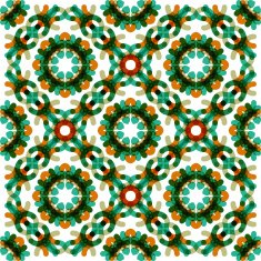 Seamless vector geometric abstract pattern Creative round shapes made of N88