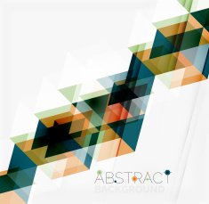 Abstract geometric background Modern overlapping triangles N401