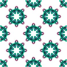 Seamless vector geometric abstract pattern Creative round shapes made of N89