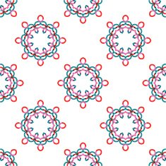 Seamless vector geometric abstract pattern Creative round shapes made of N90