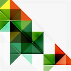 Abstract geometric background Modern overlapping triangles N405