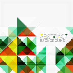 Abstract geometric background Modern overlapping triangles N406