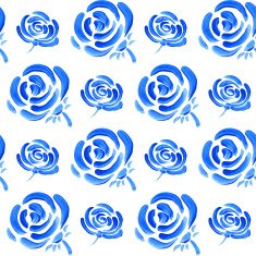 Blue Flowers N18