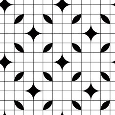 Geometric mosaic seamless pattern vector background N2