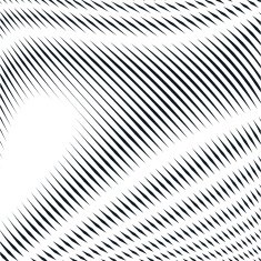 Striped psychedelic background with black and white moire lines N3