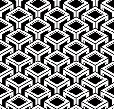 Endless monochrome symmetric pattern graphic design Geometric N8