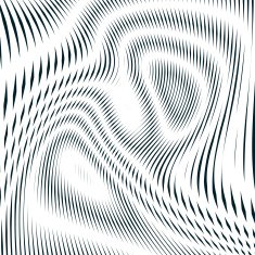 Optical background with monochrome geometric lines Moire N8