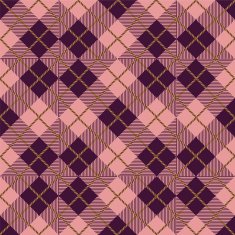 Seamless vintage square check pattern background