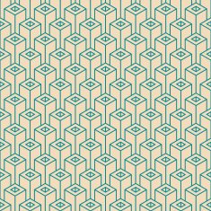 seamless isometric block pattern
