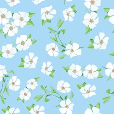 Seamless pattern with flowers chrysanthemums N7