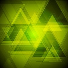 Bright tech triangles background
