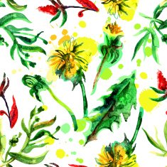 Watercolor Flowers N93