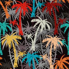 Seamless pattern with palm trees N19