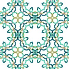 Seamless vector geometric abstract pattern Creative round shapes made of N99