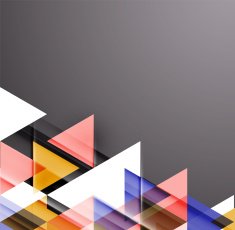 Abstract geometric background Modern overlapping triangles N420