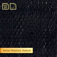 Vector black bubble wrap texture