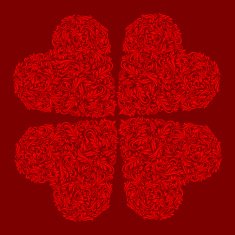 Decorated red heart N2