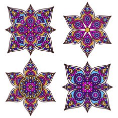 indian mandala set