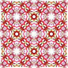 Seamless vector geometric abstract pattern Creative round shapes made of N107