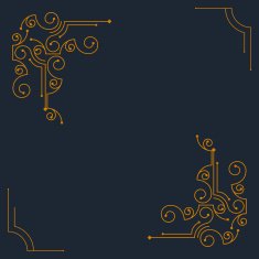 Vector vintage decorative frames N6
