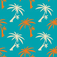 Seamless pattern with palm trees N20