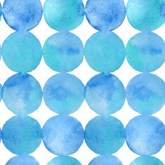 watercolor hand drawn painted seamless geometric patterns set