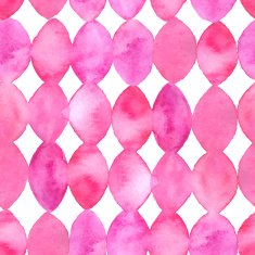 watercolor hand drawn painted seamless geometric patterns set N2