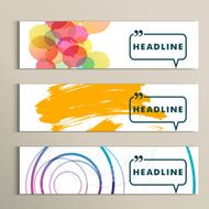 Set vector abstract design on a white background N2