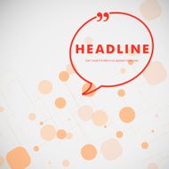 vector red orange circles on a white background